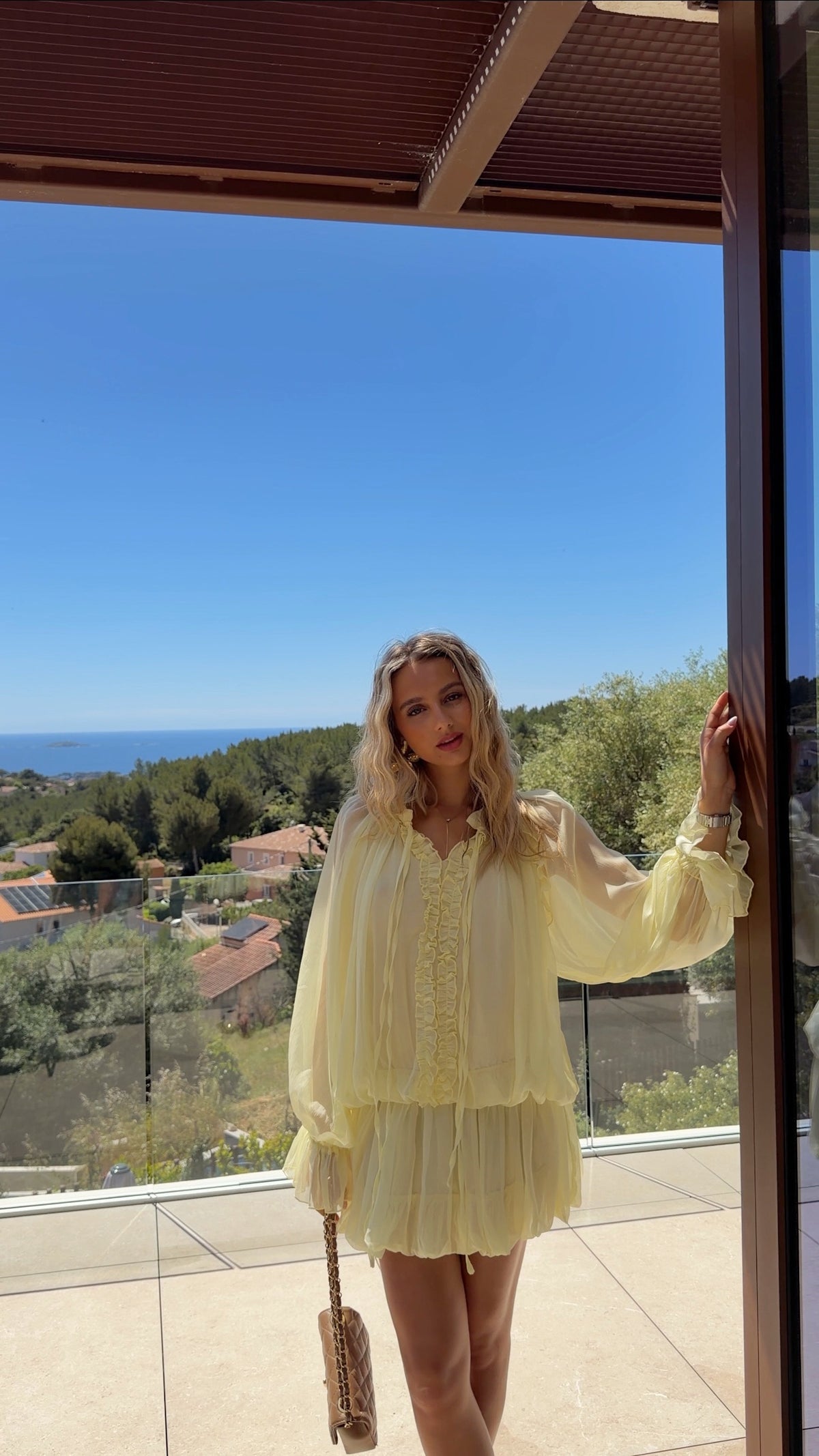 VESTIDO LESLIE - AMARILLO
