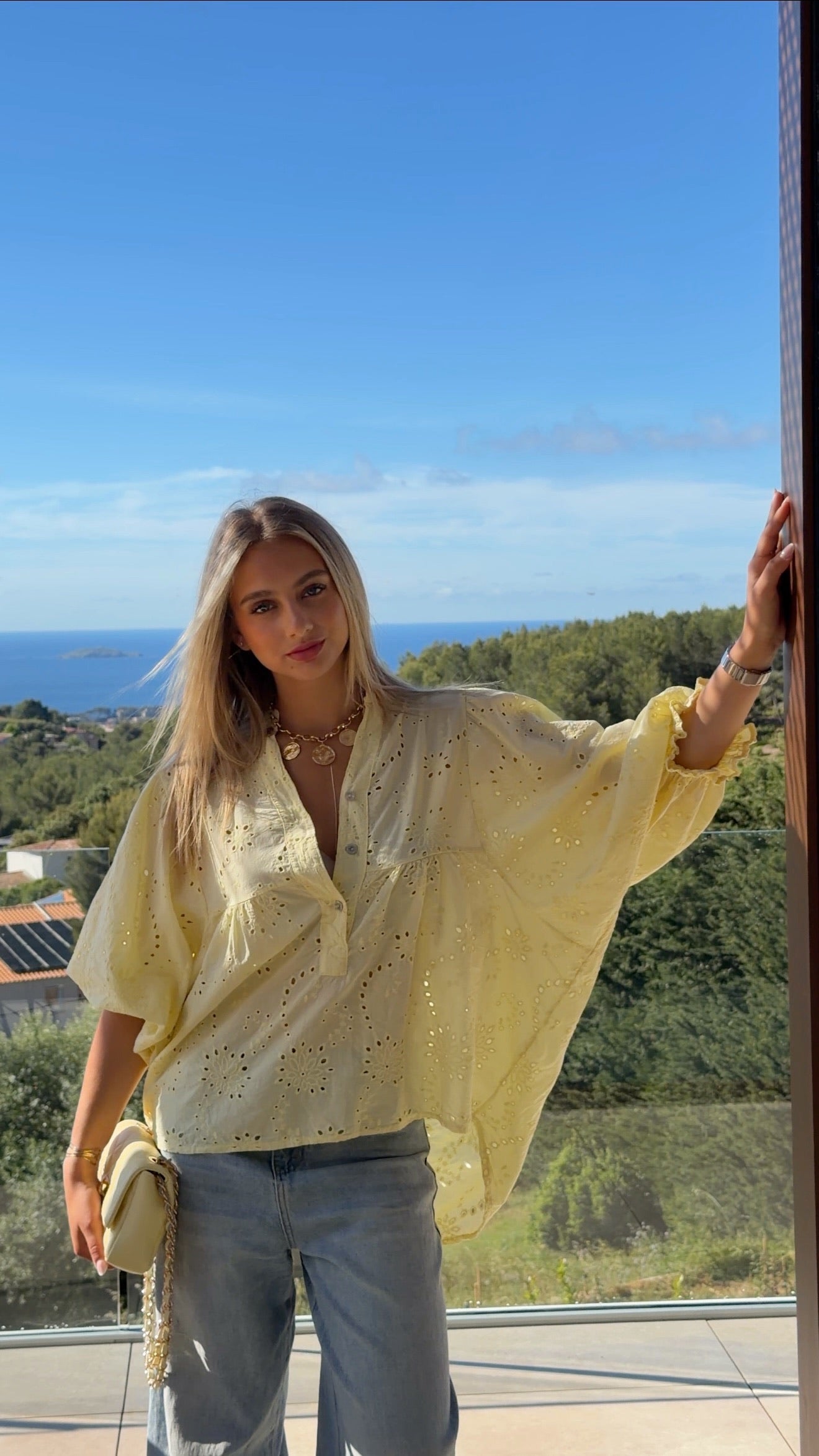 BLUSA ENOLA - AMARILLO