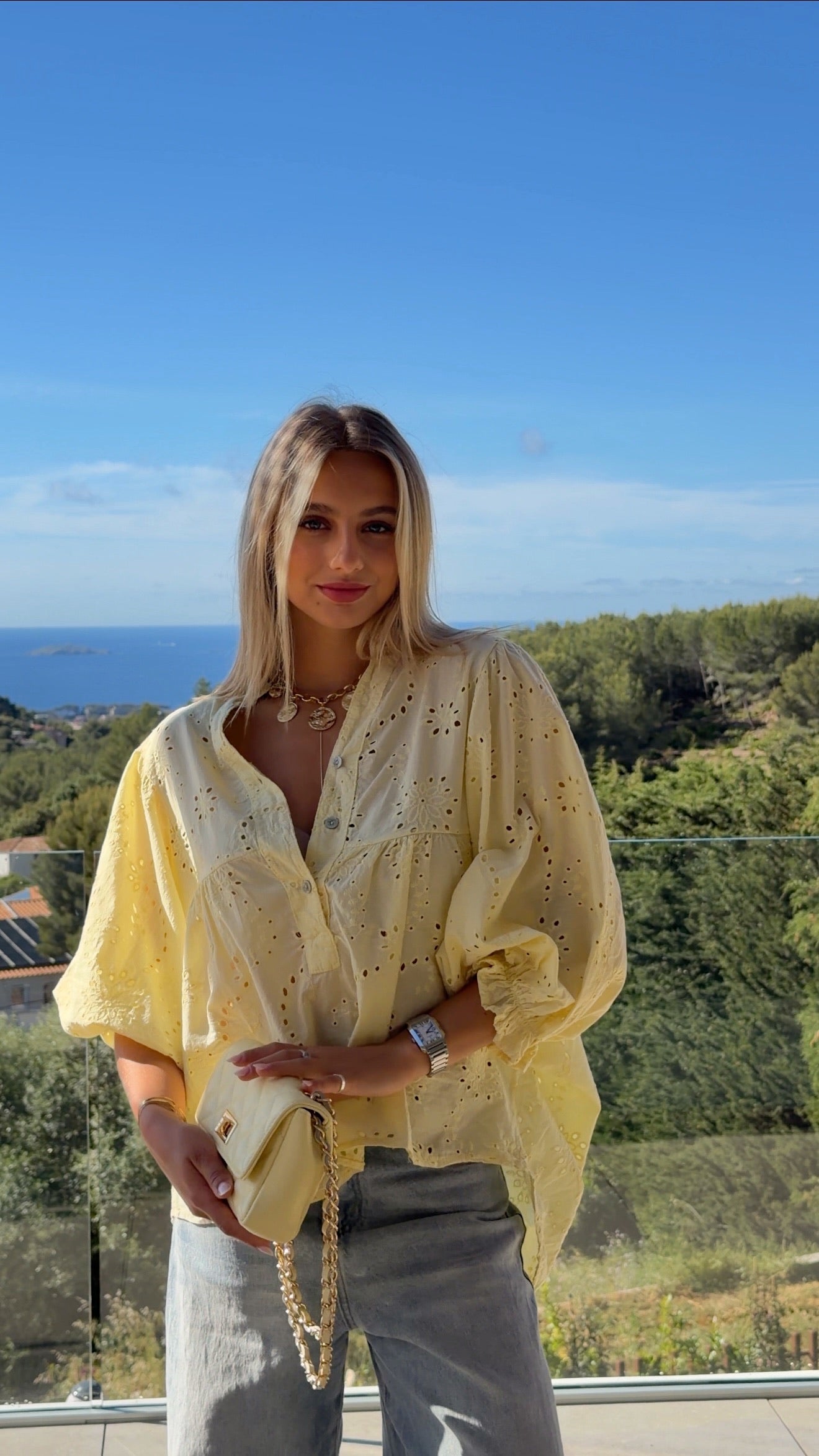 BLUSA ENOLA - AMARILLO