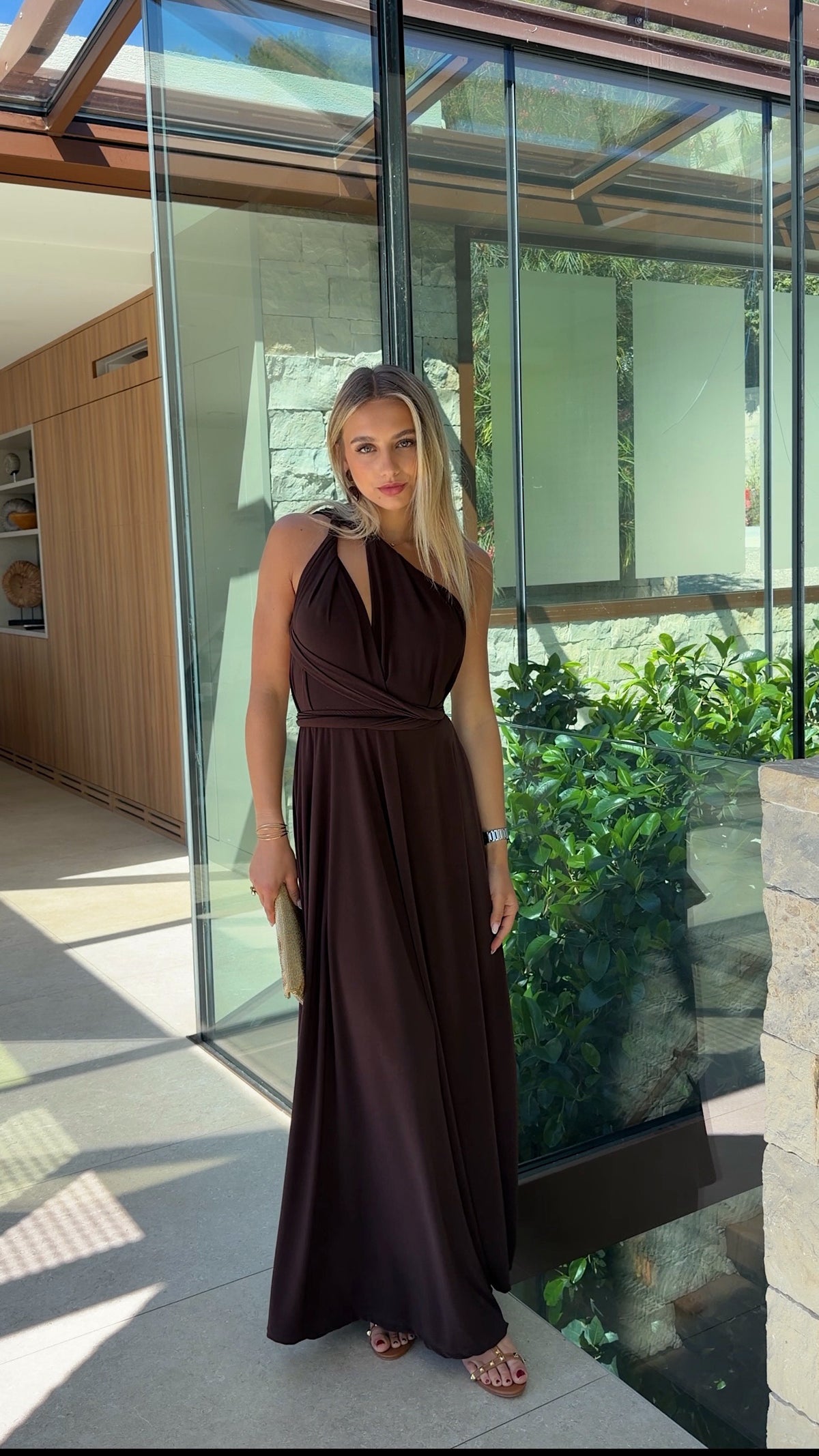VESTIDO OLIVIA - CHOCO