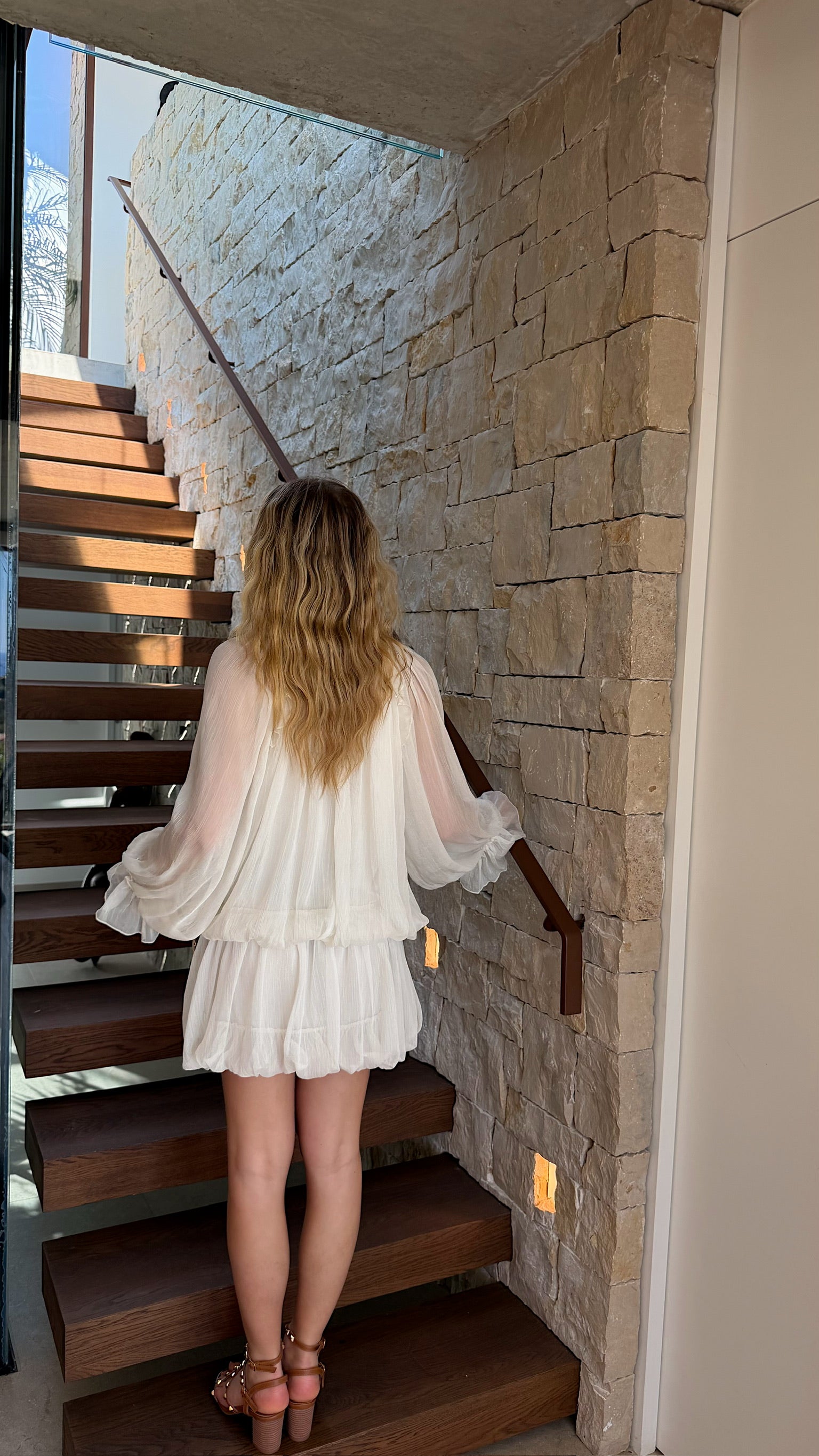 ROBE LESLIE - ECRU
