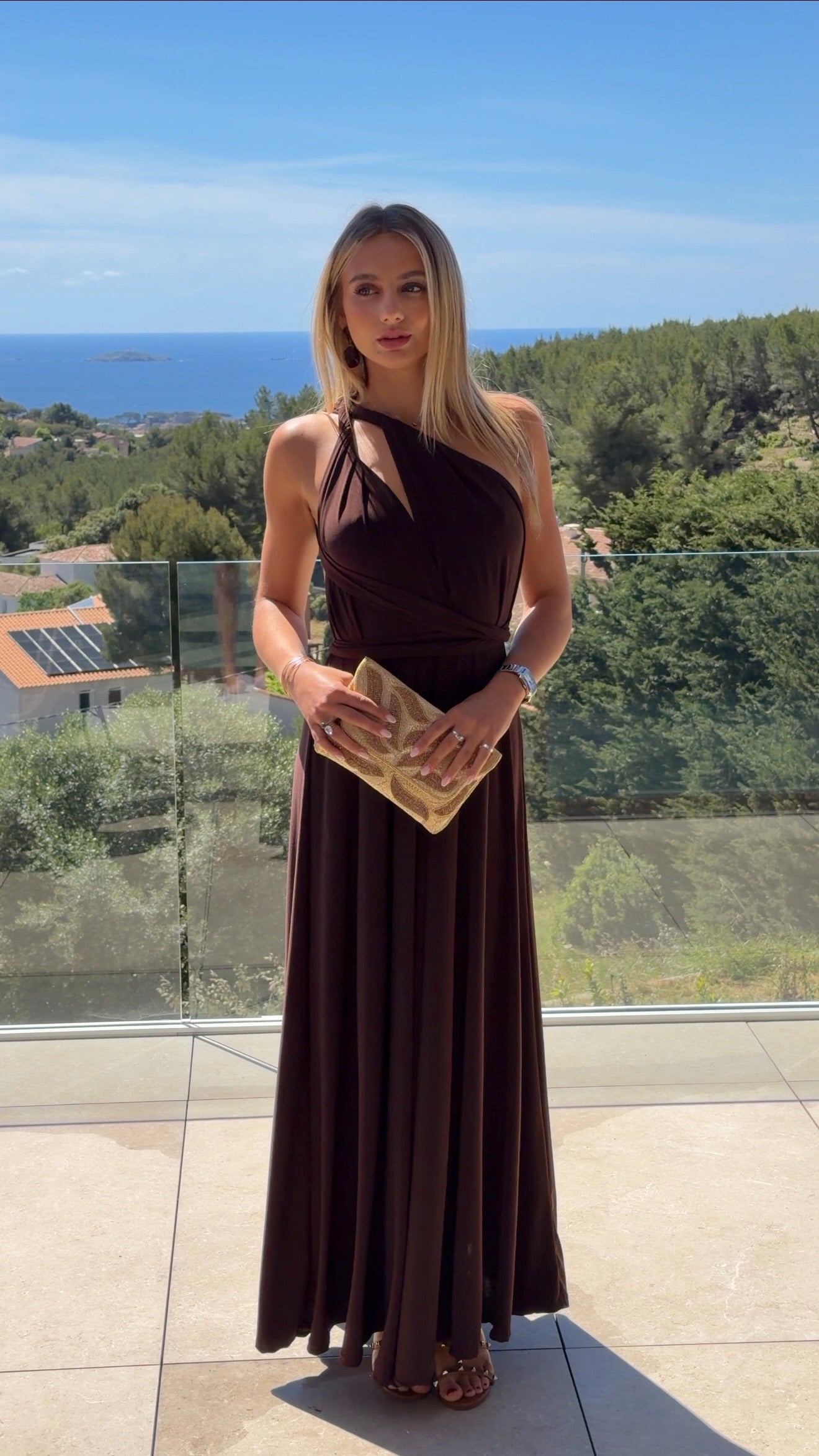 VESTIDO OLIVIA - CHOCO