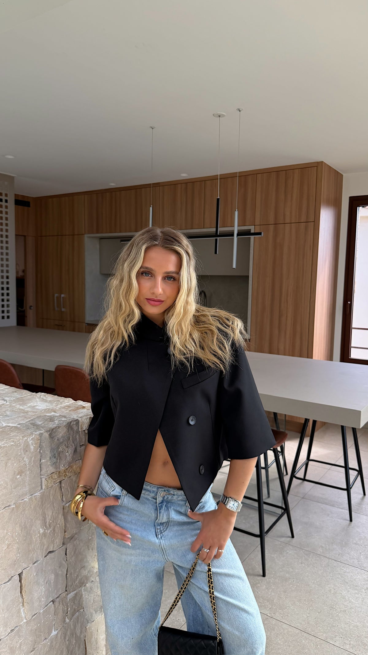 BLAZER SONIA  - NOIR
