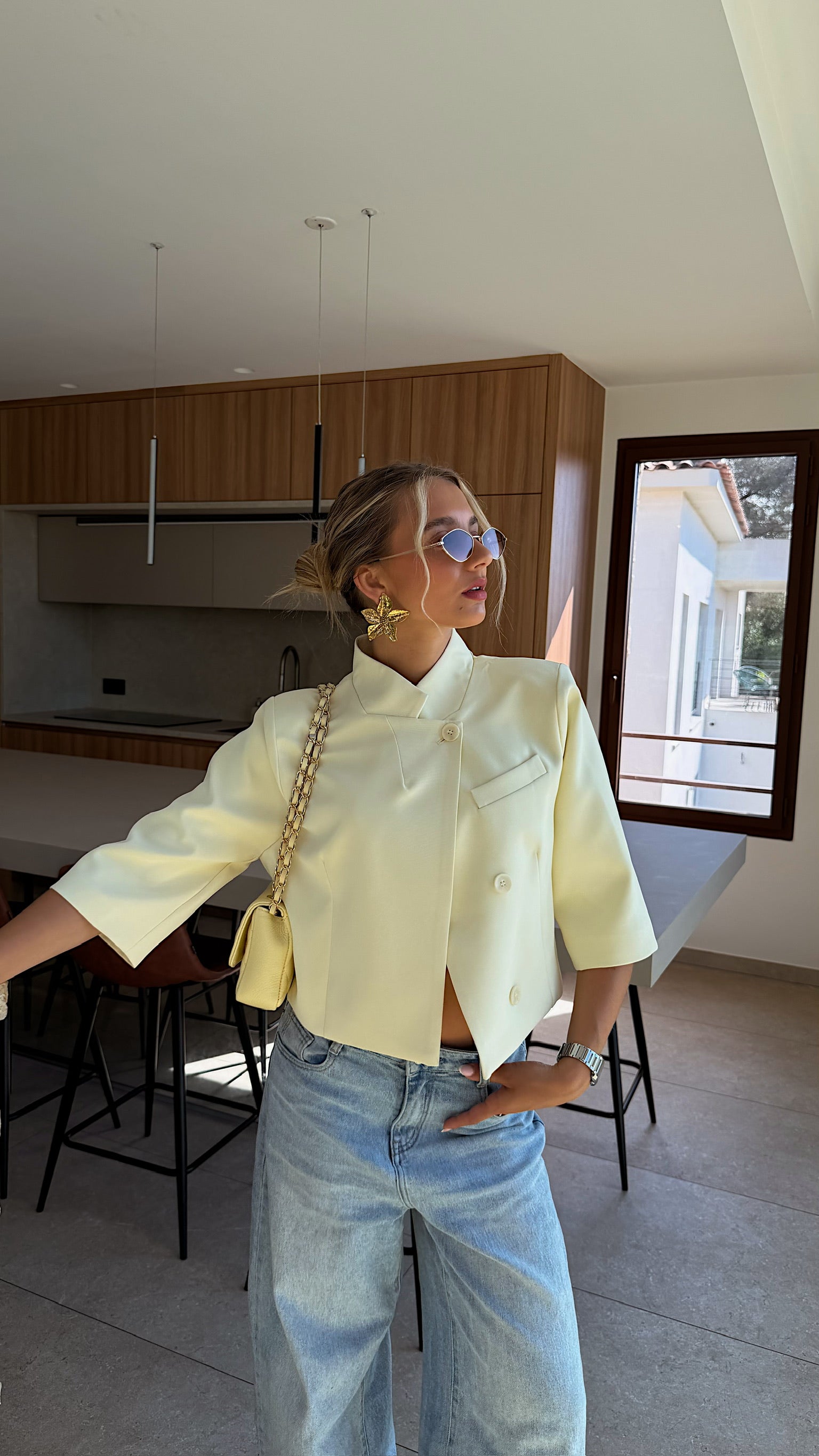 BLAZER SONIA - AMARILLO