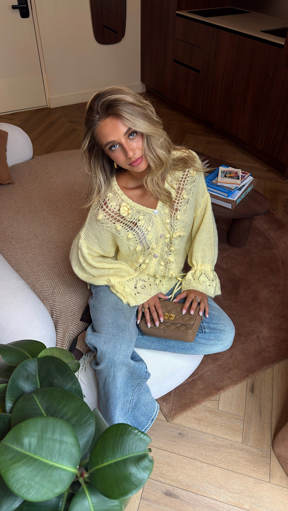 GILET JENNY - JAUNE