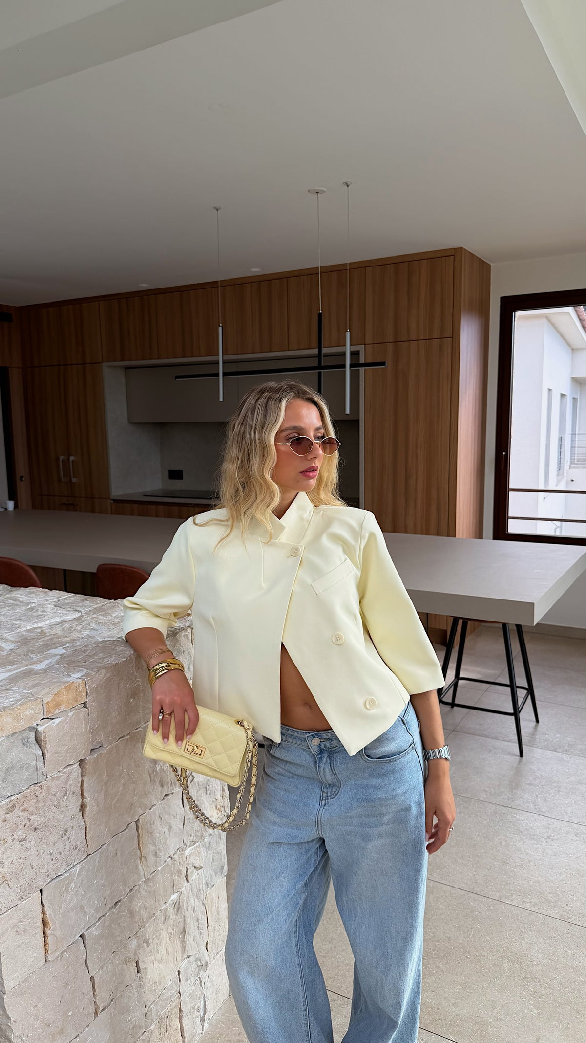BLAZER SONIA  - JAUNE
