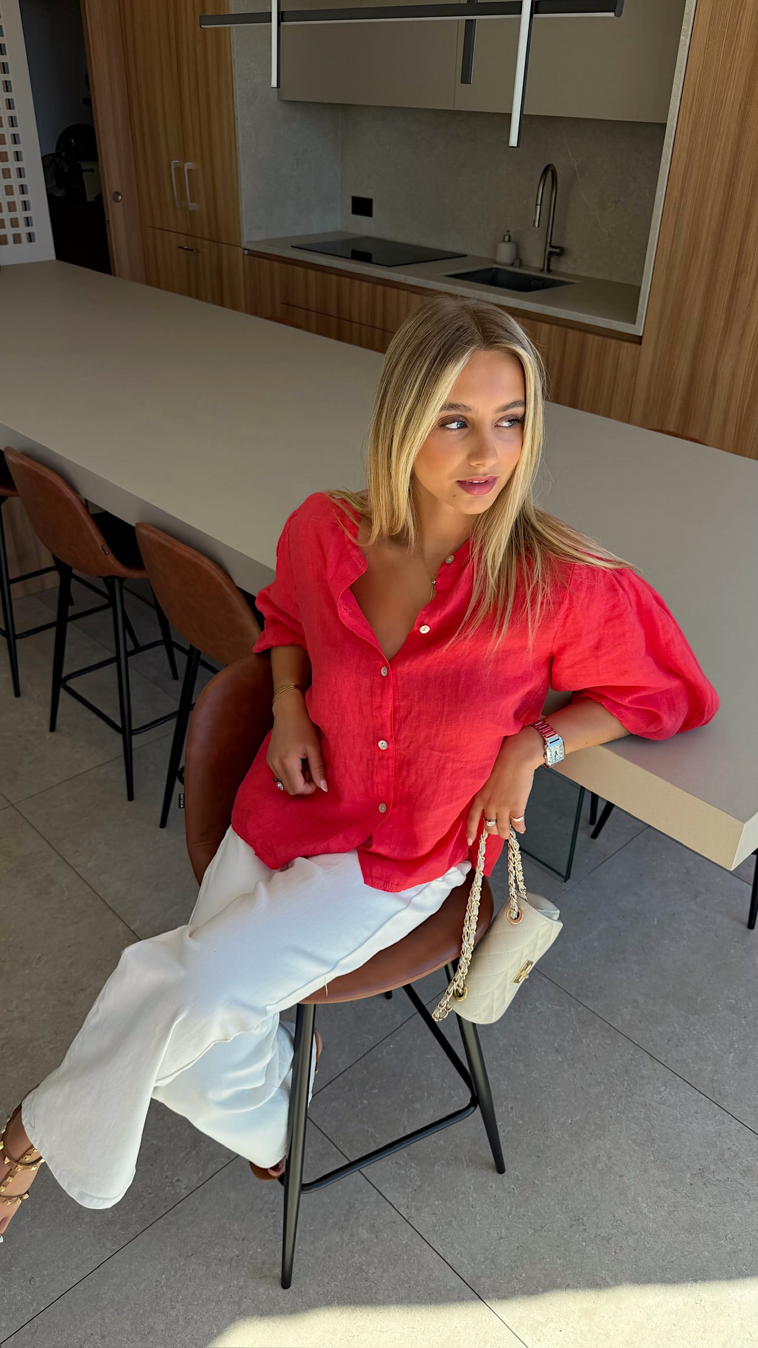 CAMISA MAGALIE - ROJO