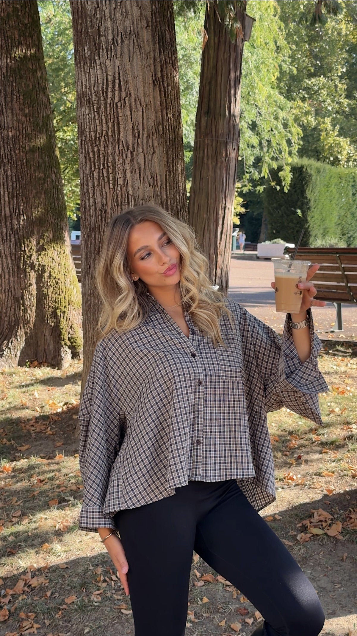 CHEMISE MANON - MARRON