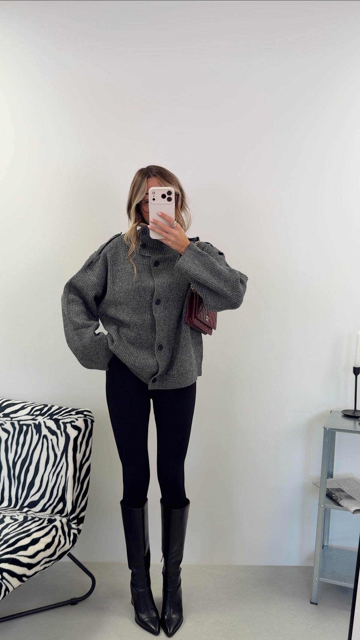 GILET LAURIE - GRIS