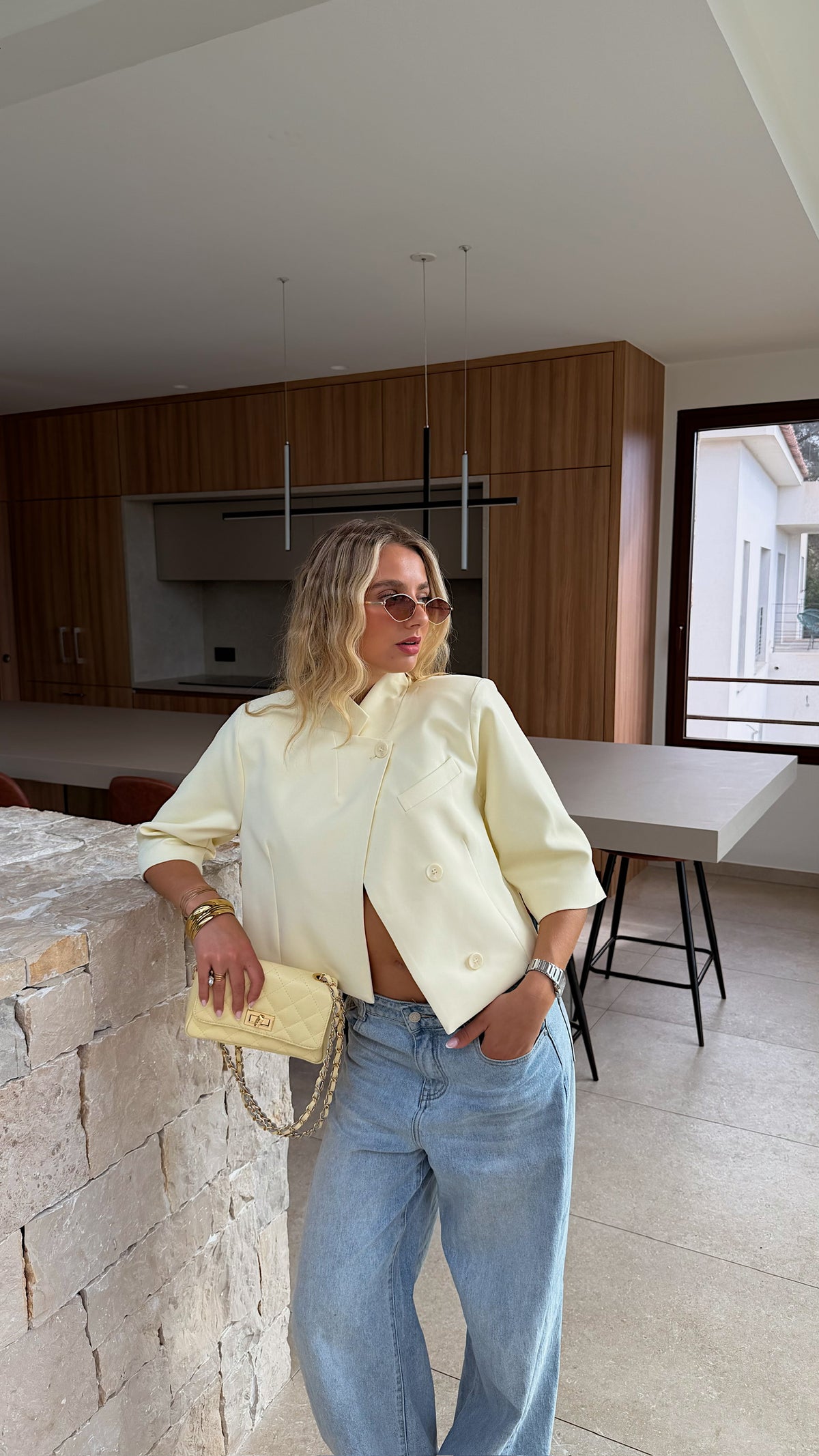 BLAZER SONIA  - JAUNE