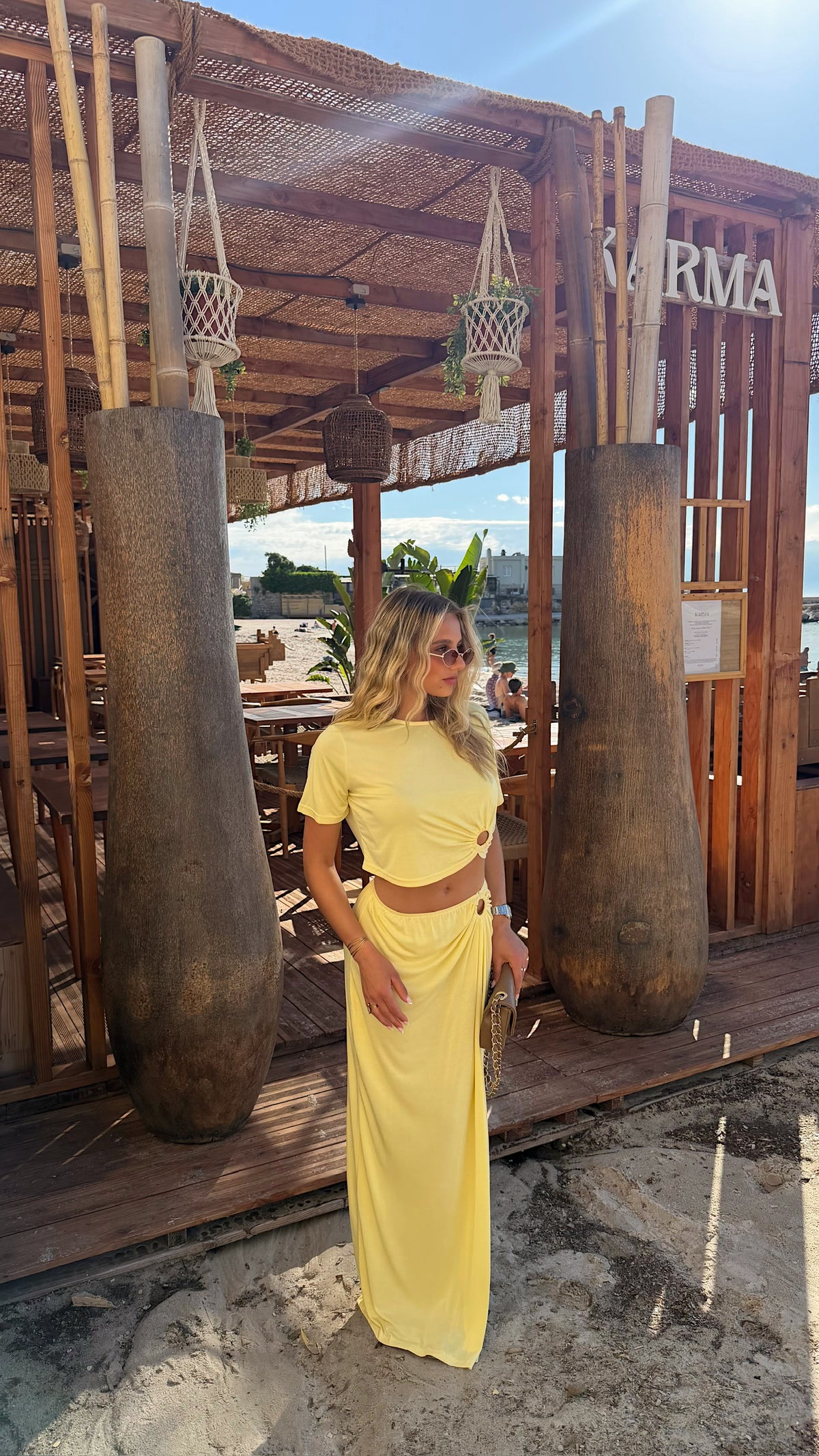 ENSEMBLE PALOMA -  JAUNE