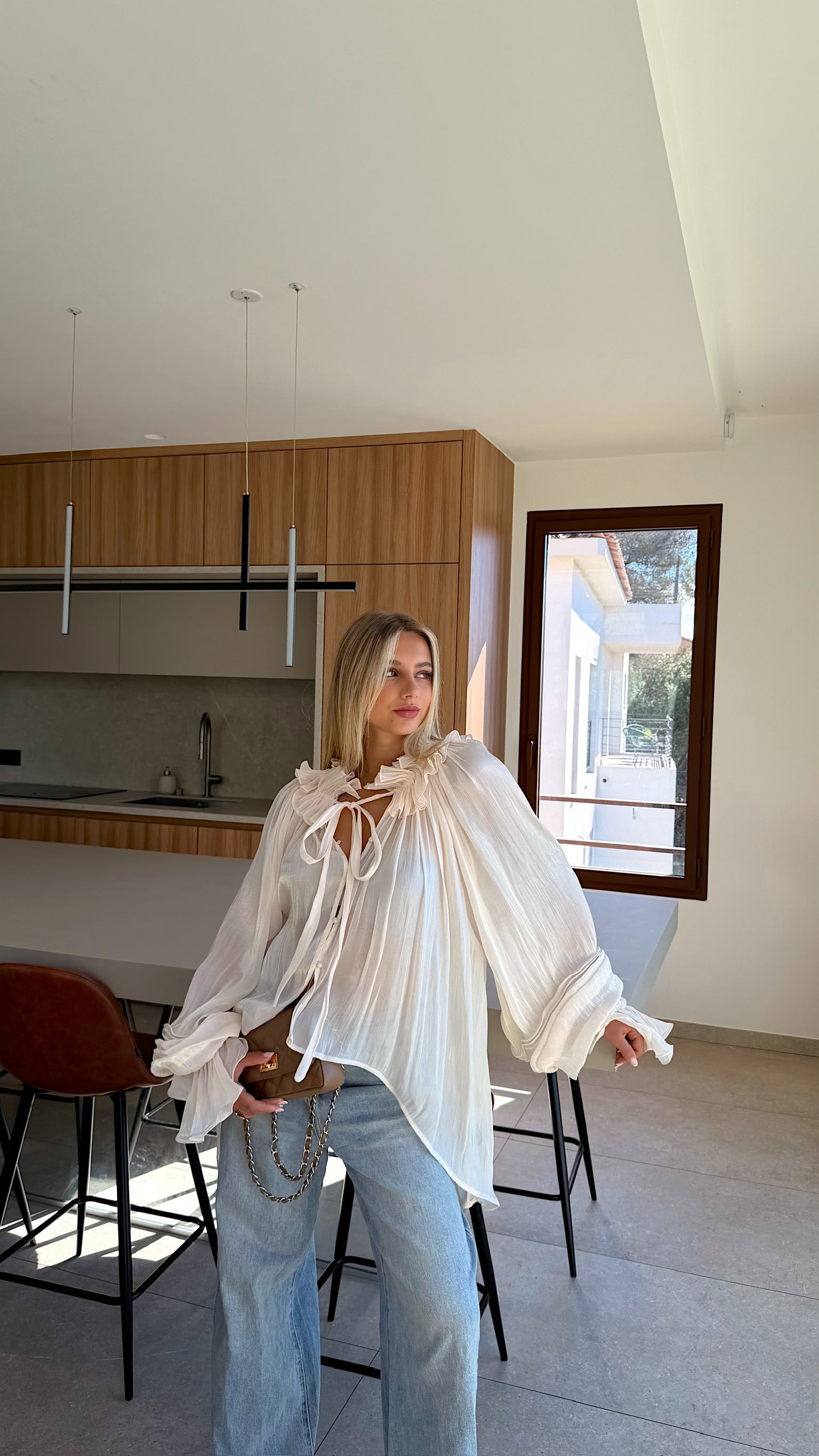 BLUSA FLORIANE - CRUDO