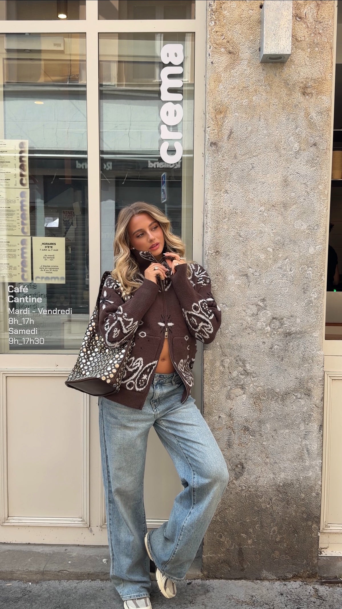 GILET CORALIE - MARRON
