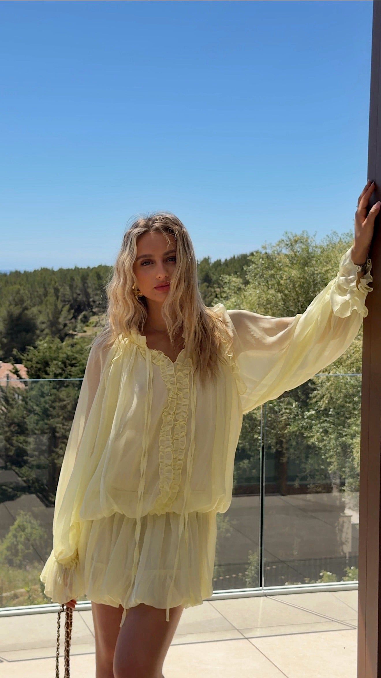 ROBE LESLIE - JAUNE