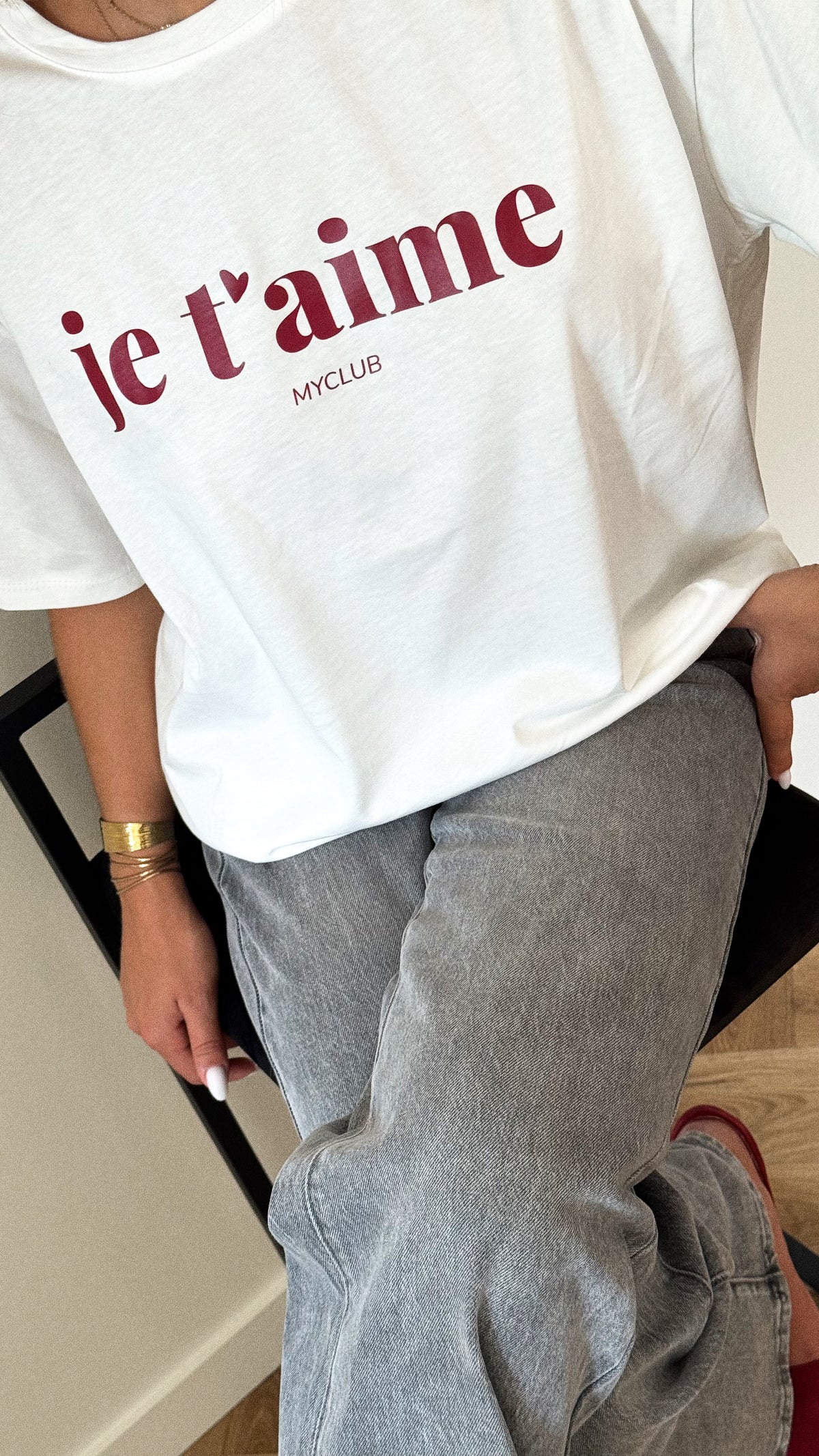 T-shirt édition limitée MYCLUB "Je t'aime"