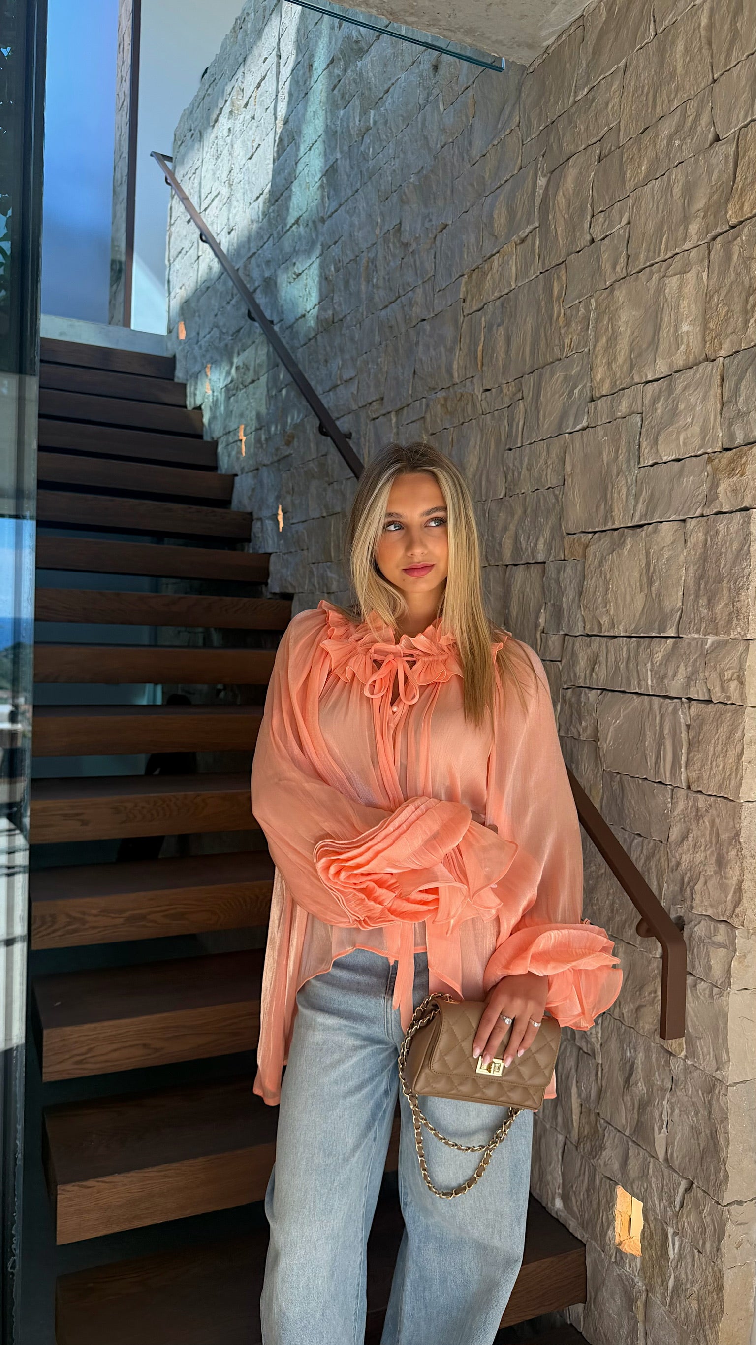 BLUSA FLORIANE - CORAL