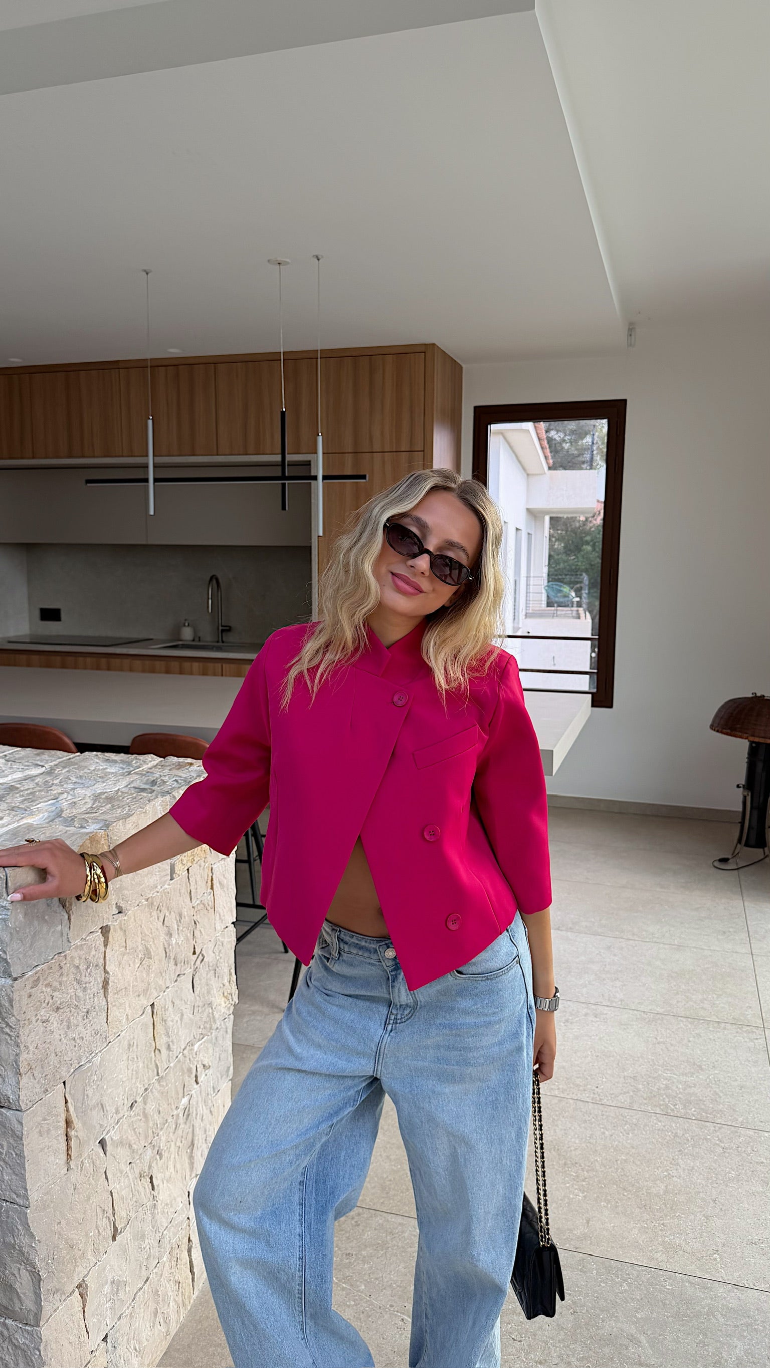 BLAZER SONIA  - FRAMBOISE