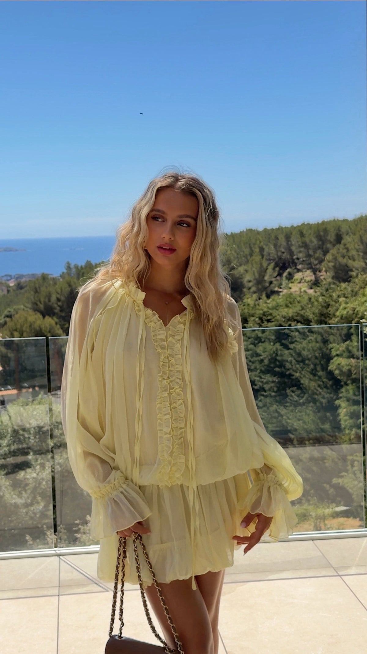 ROBE LESLIE - JAUNE