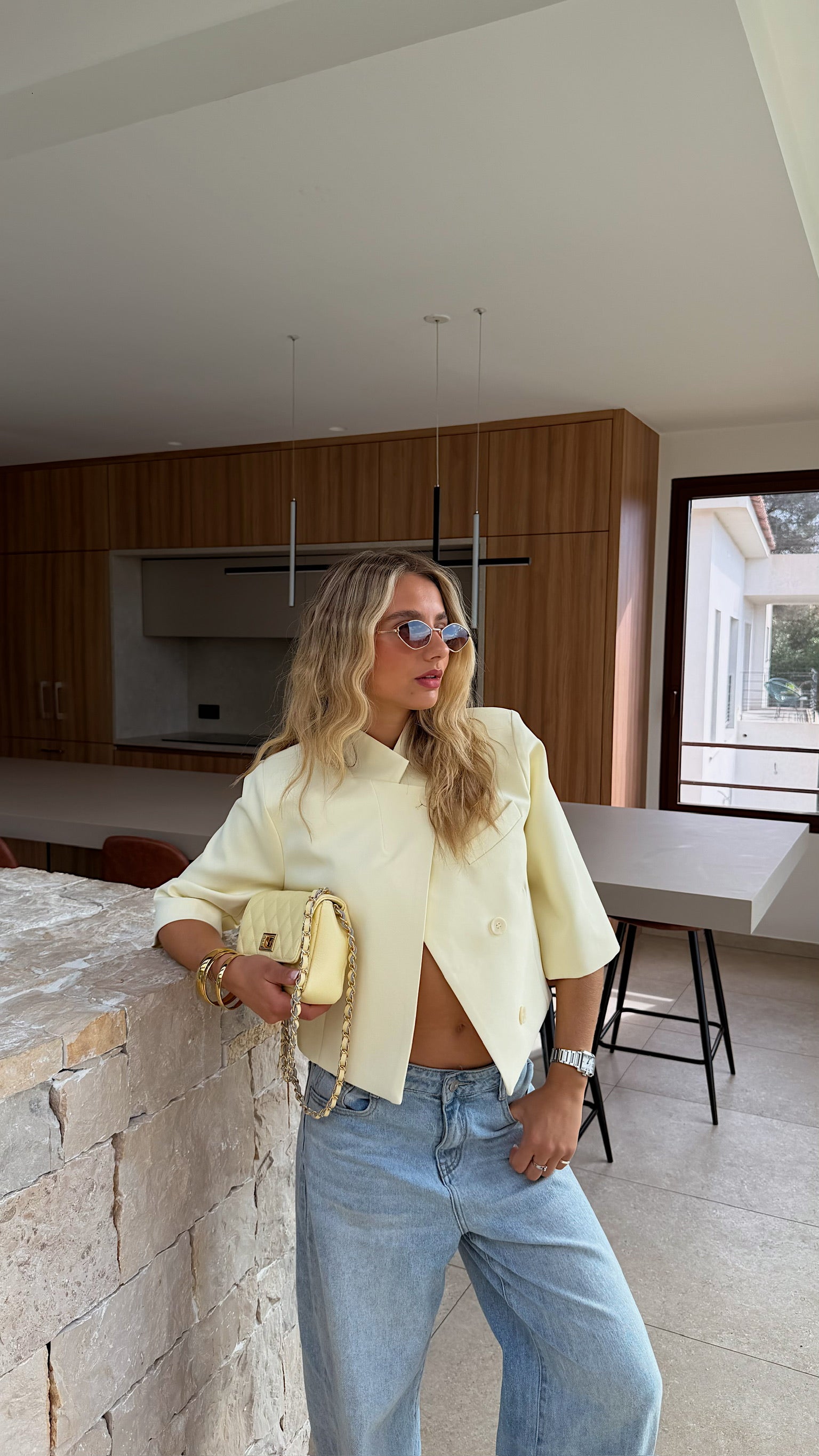 BLAZER SONIA - AMARILLO