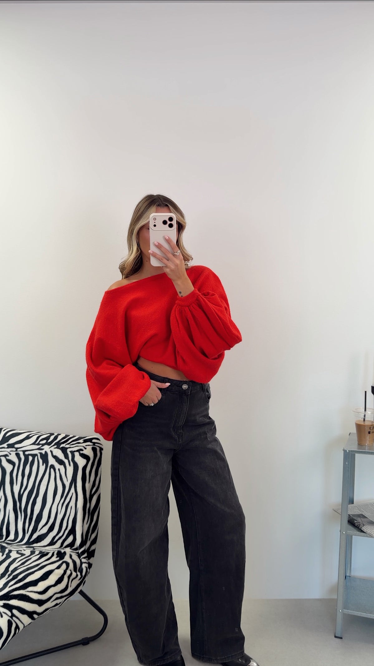 PULL ZOE - ROUGE