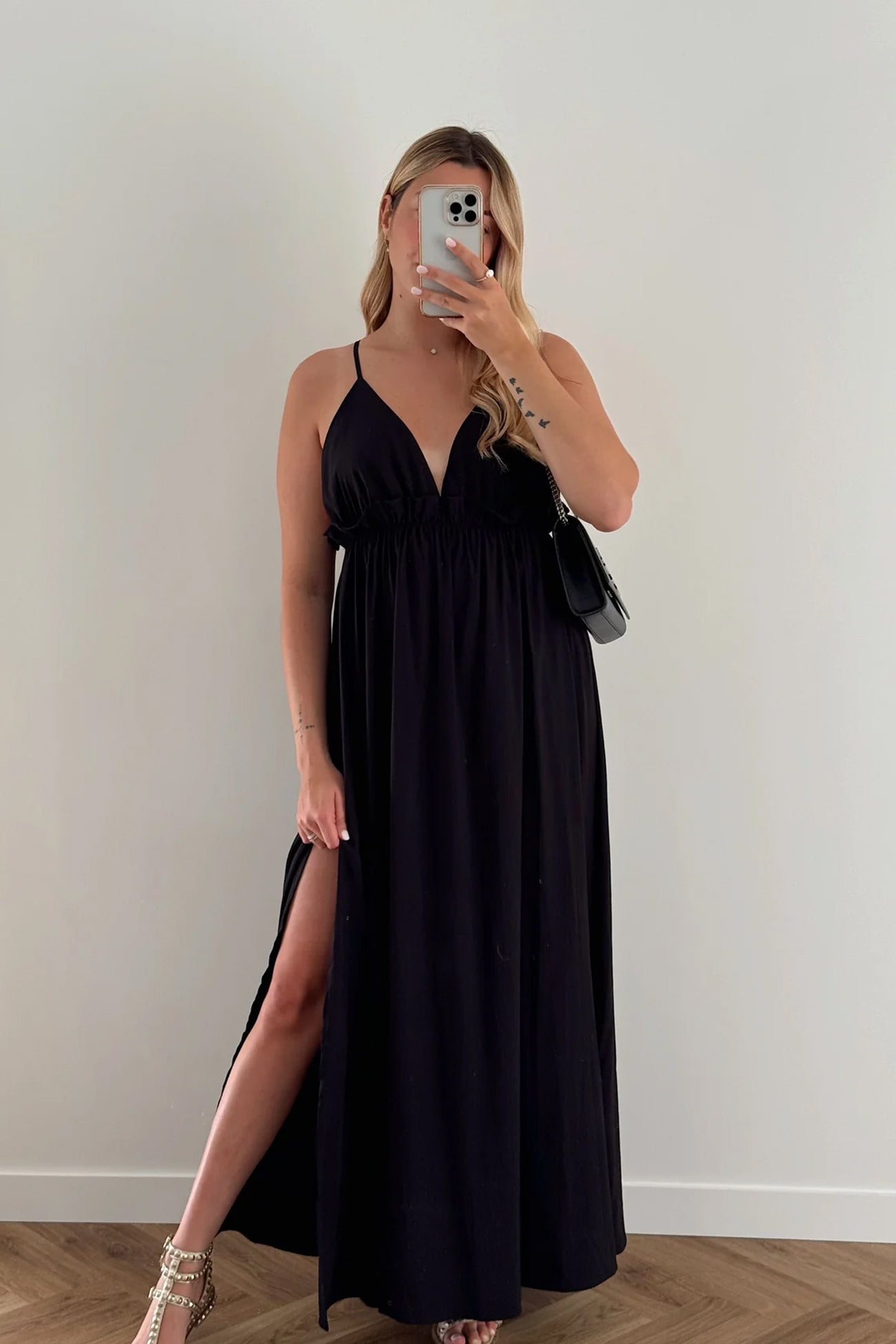 ROBE ANISSA -  NOIR