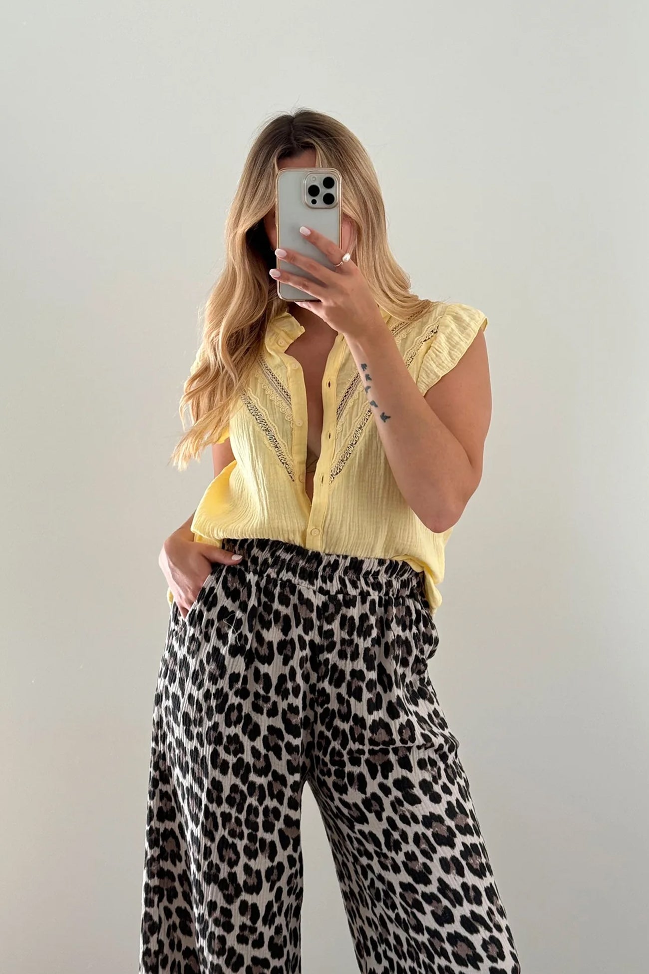 BLOUSE FLAVIA - JAUNE