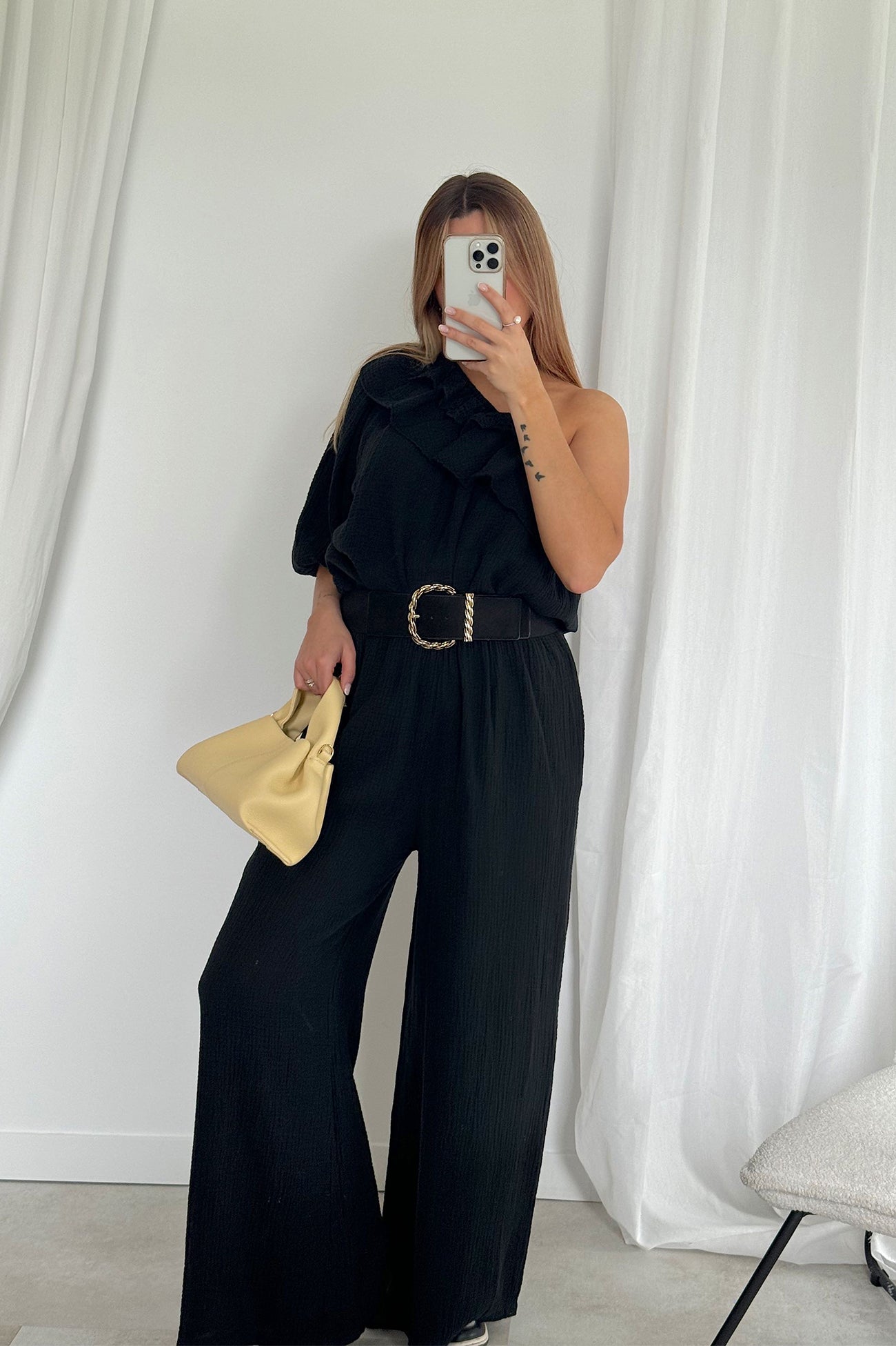 CONJUNTO LOUANA - NEGRO