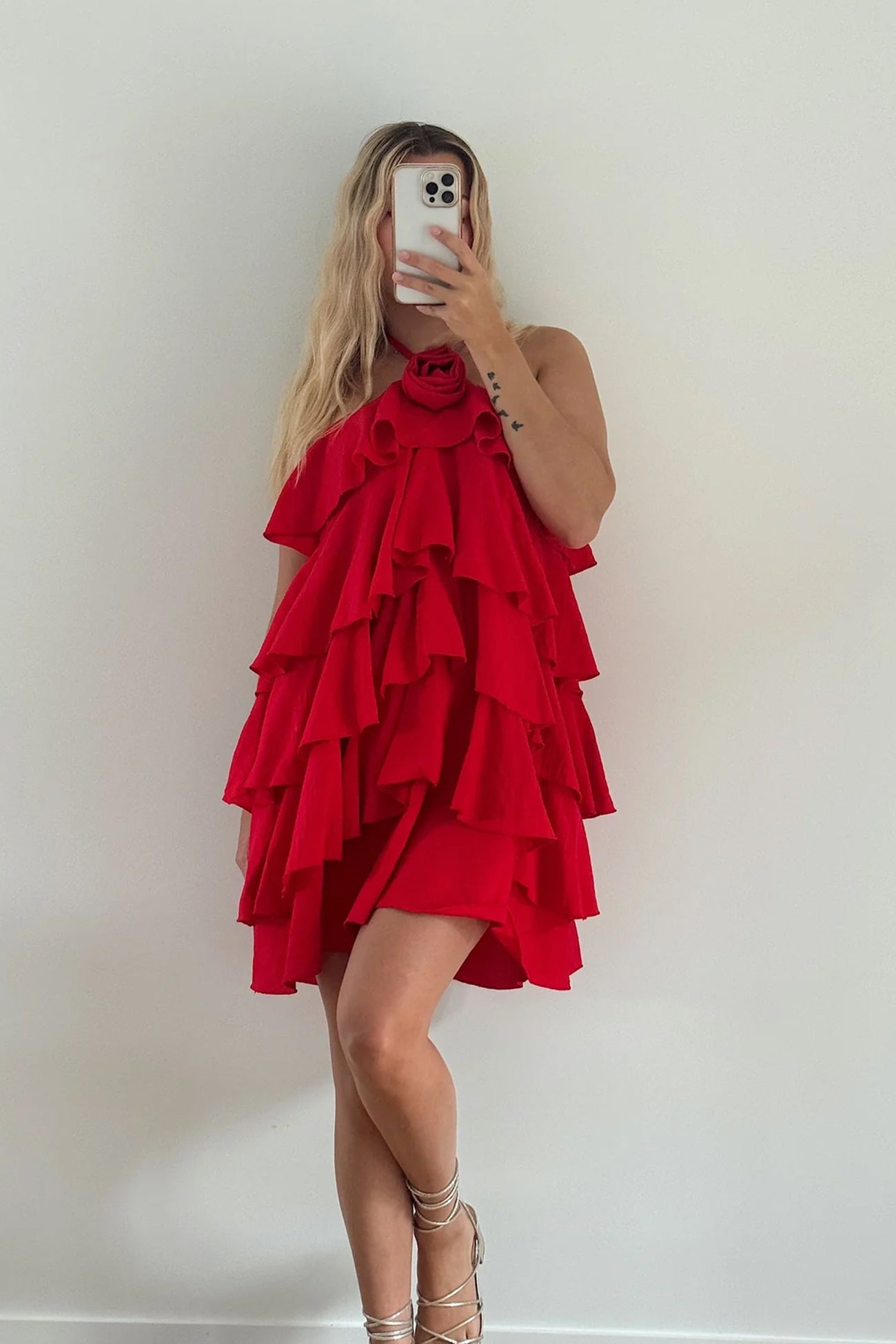 VESTIDO AMBRA - ROJO